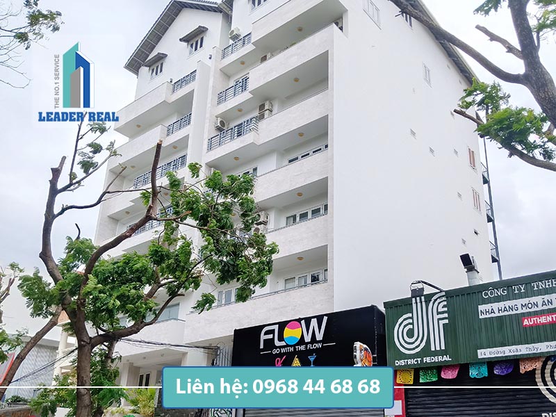 Một góc tòa nhà cho thuê văn phòng Xuân Thủy building quận 2