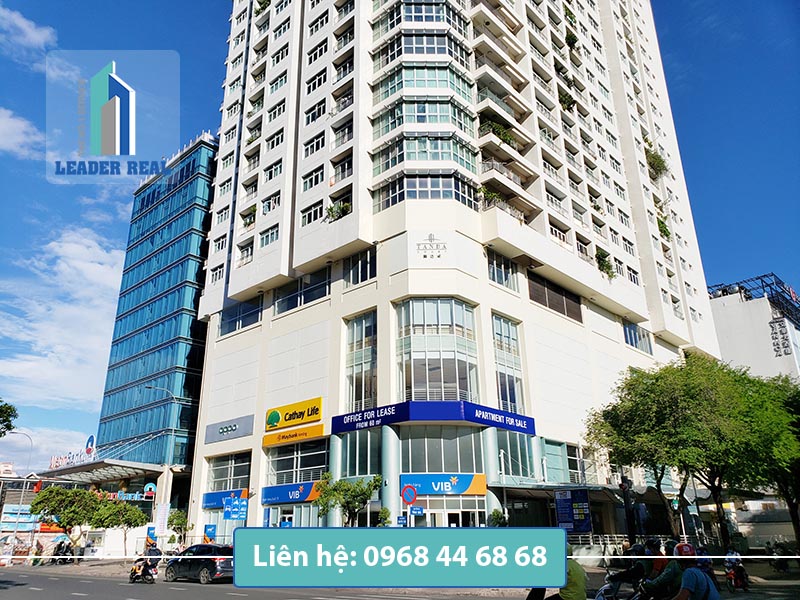View cạnh của tòa nhà cho thuê văn phòng Tản Đà Court building quận 5