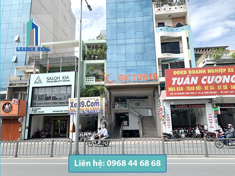 Mặt tiền tòa nhà cho thuê văn phòng Nhất Nghệ building quận Phú Nhuận