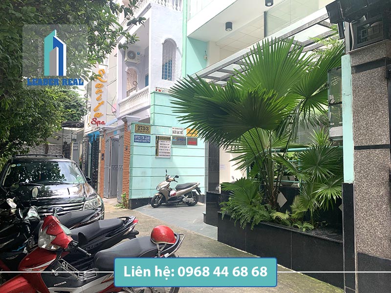 Mặt tiền tòa nhà cho thuê văn phòng New Star building quận Phú Nhuận