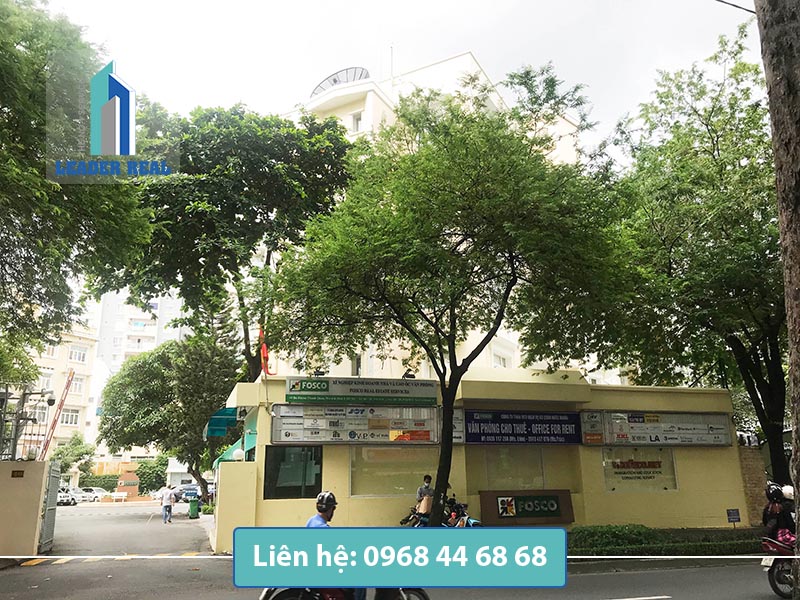 Lối vào văn phòng cho thuê Fosco building quận 3