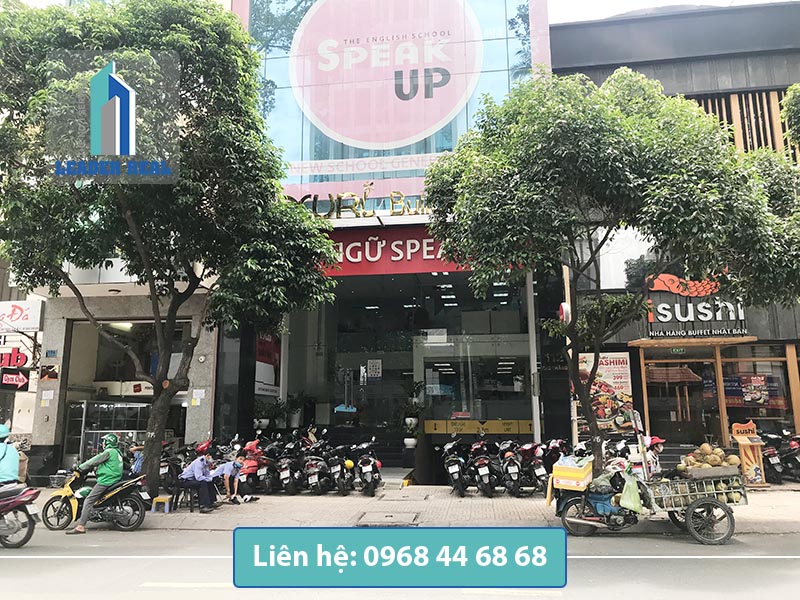 Mặt tiền tòa nhà cho thuê văn phòng Xuri building quận 3