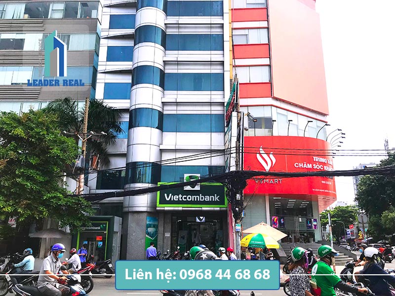 Mặt tiền tòa nhà cho thuê văn phòng Ngọc Đông Dương building quận 3