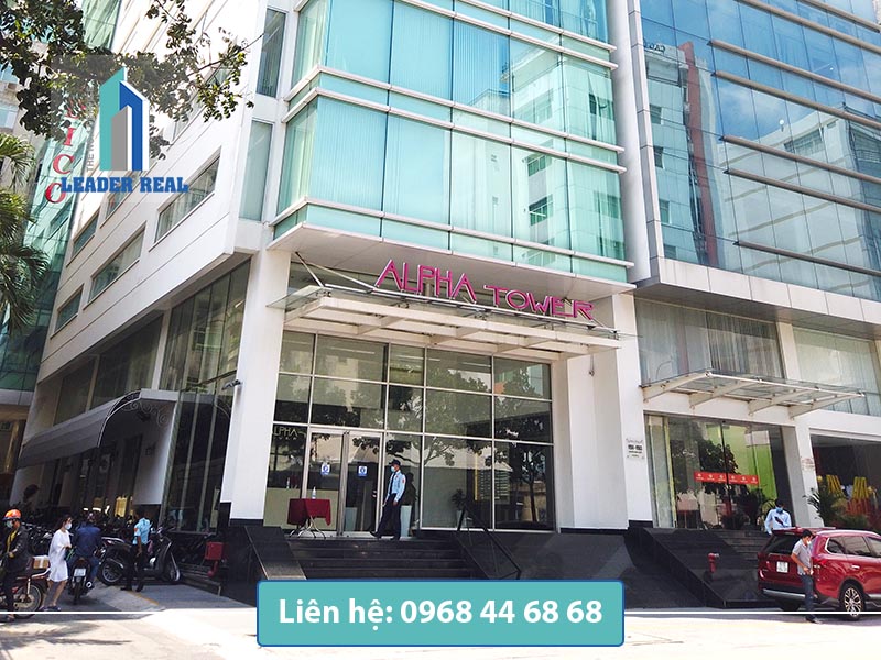 Mặt tiền văn phòng cho thuê Alpha tower quận 3