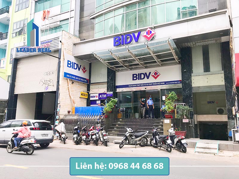 Mặt tiền tòa nhà cho thuê văn phòng Tiến Vinh building quận 3