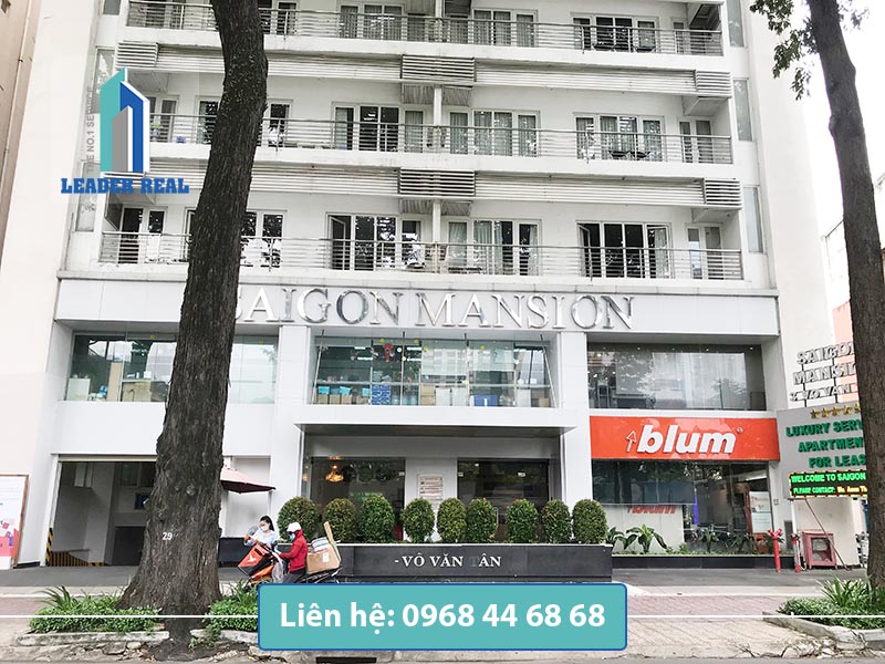 Mặt tiền văn phòng cho thuê Saigon Mansion building quận 3