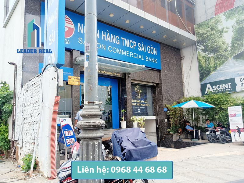 Lối vào tòa nhà cho thuê văn phòng Paxsky 3 building quận 3