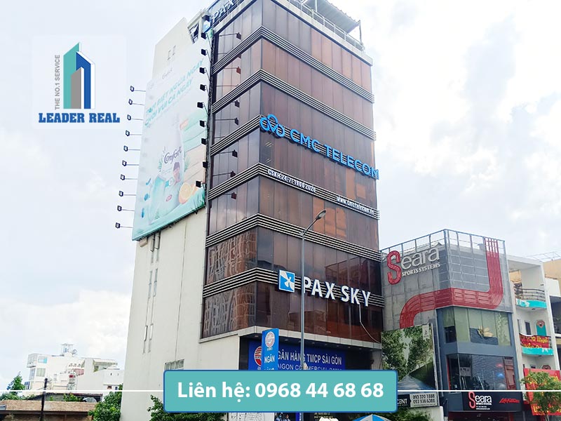 Phía trên tòa nhà văn phòng cho thuê Paxsky 3 building quận 3