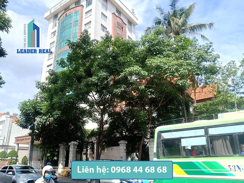 Một góc tòa nhà cho thuê văn phòng VCCI building quận 3