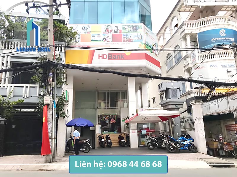 Mặt tiền tòa nhà cho thuê văn phòng 145LQD building quận Bình Thạnh