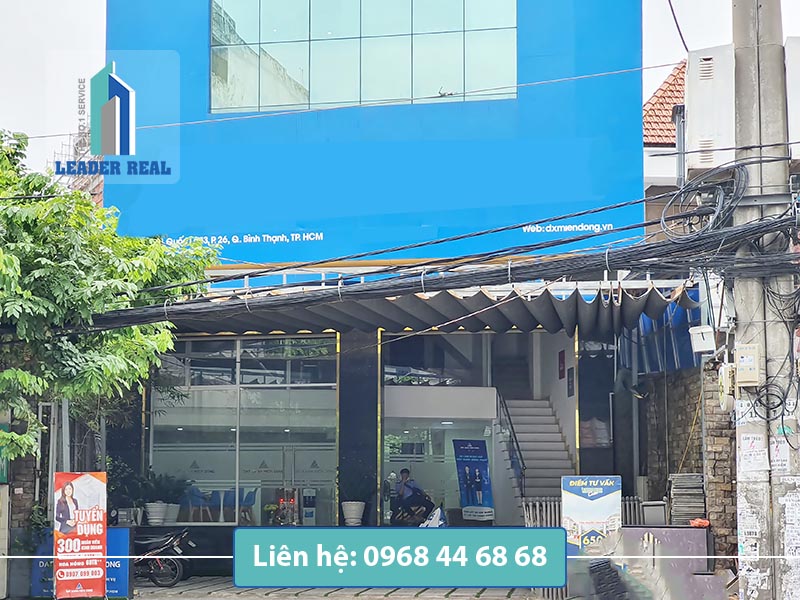 Mặt tiền tòa nhà cho thuê văn phòng Balli Nipper building quận Bình Thạnh