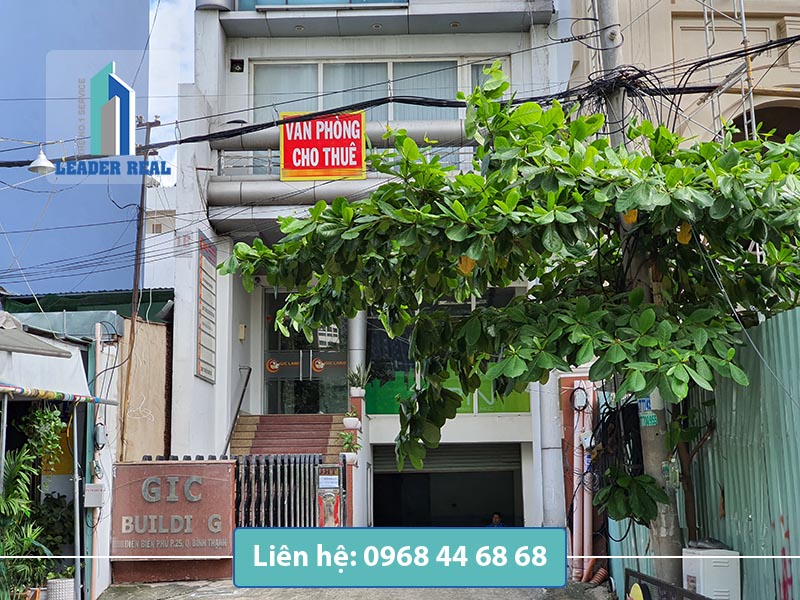 Mặt tiền tòa nhà cho thuê văn phòng GIC 4 building quận Bình Thạnh