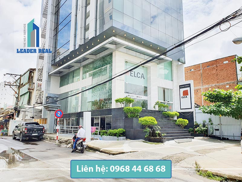 Lối vào bên hông văn phòng cho thuê Melody 2 tower quận Bình Thạnh