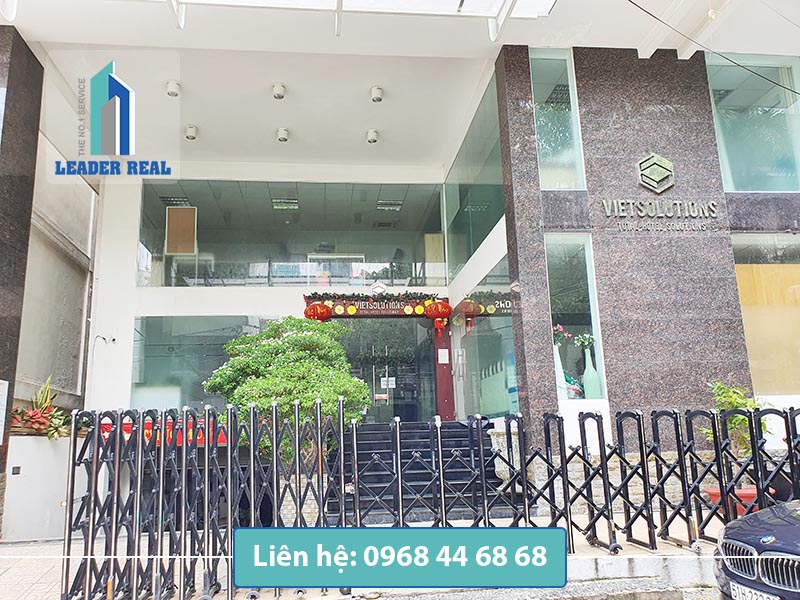 Mặt tiền văn phòng cho thuê tại tòa nhà Vietsolution building quận Bình Thạnh