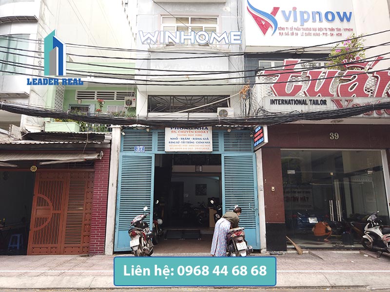 Mặt tiền văn phòng cho thuê LQH building quận 4