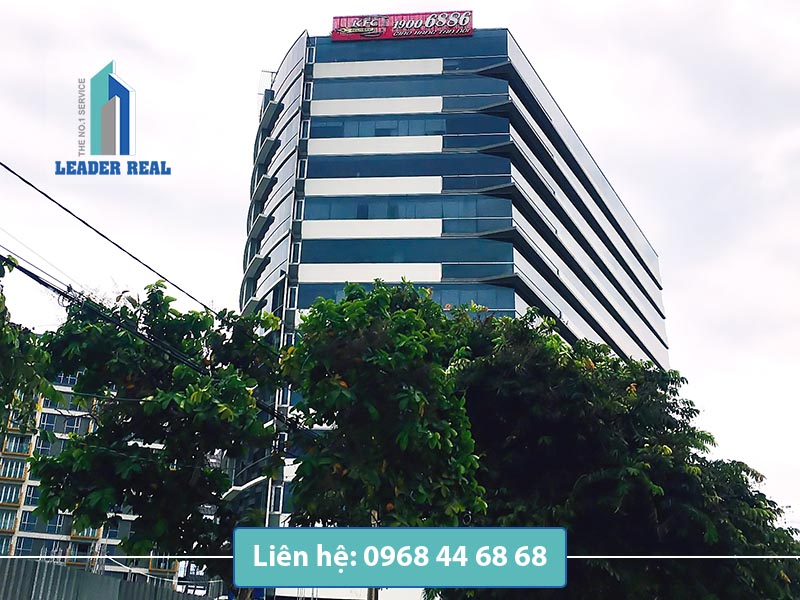 Toàn cảnh tòa nhà cho thuê văn phòng Blue Sky tower quận Tân Bình