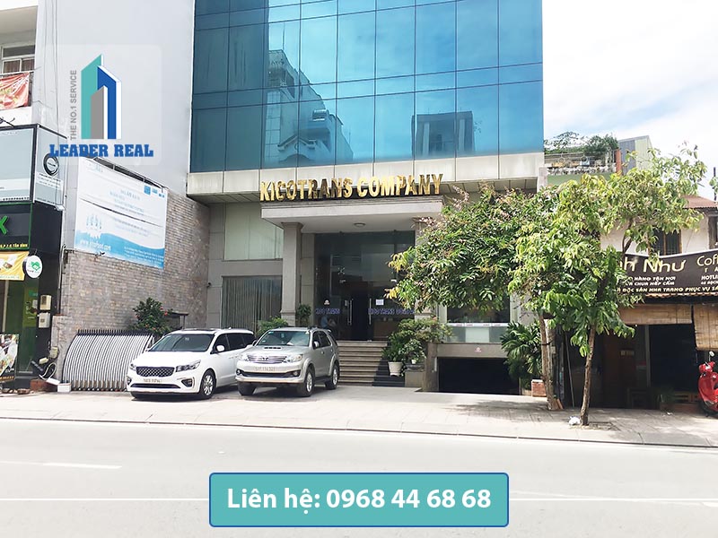 Phía trước tòa nhà cho thuê văn phòng Kicotrans 3 building quận Tân Bình