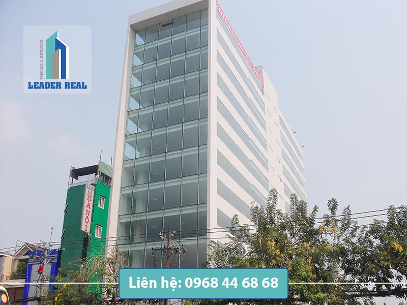 Tổng thể tòa nhà cho thuê văn phòng Athena building quận Tân Bình