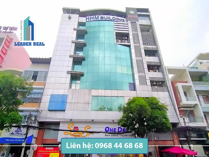 Toàn cảnh tòa nhà cho thuê văn phòng HHM building quận Tân Bình