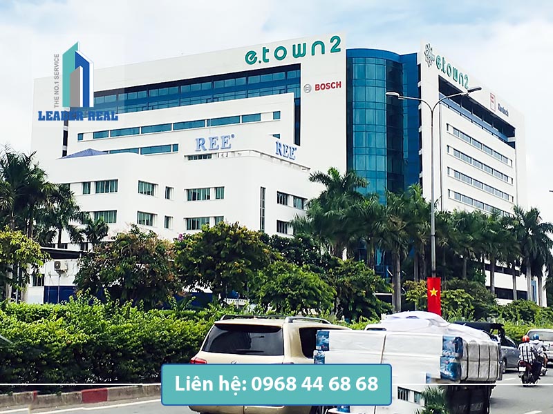 Toàn cảnh cho thuê văn phòng Etown building quận Tân Bình