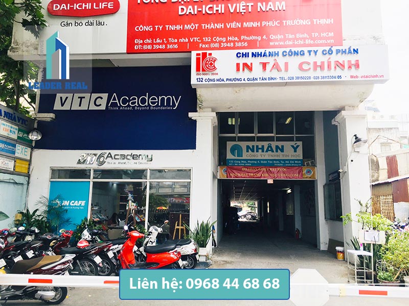 Mặt tiền văn phòng cho thuê VTC building quận Tân Bình