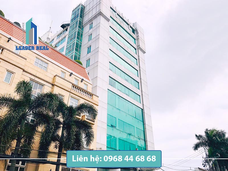 Toàn cảnh tòa nhà cho thuê văn phòng Hoàng Việt building quận Tân Bình