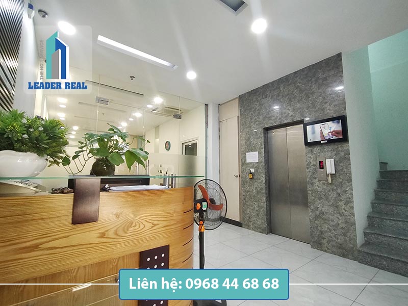 Sảnh lễ tân tại tòa nhà cho thuê văn phòng OIIC building quận Tân Bình