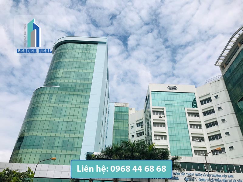 Toàn cảnh tòa nhà cho thuê văn phòng Waseco building quận Tân Bình