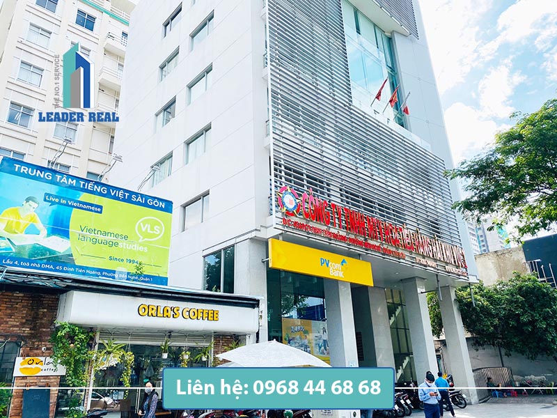 Mặt tiền tòa nhà cho thuê văn phnogf Pilot co building quận 1