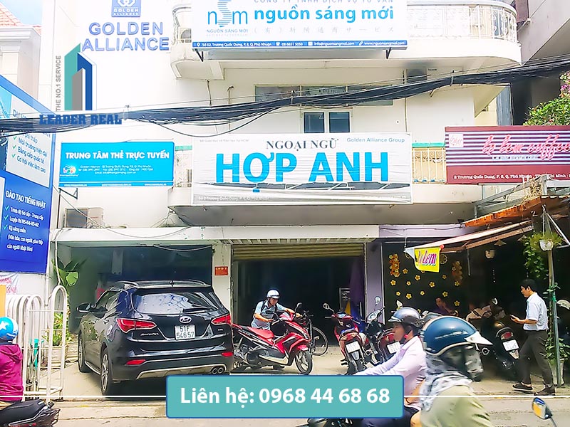 Mặt tiền văn phòng cho thuê Hợp Anh building quận Phú Nhuận