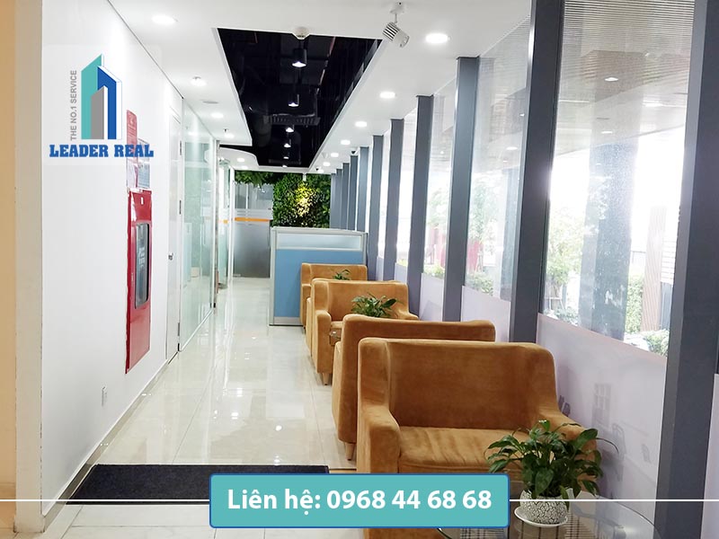 Khu vực văn phòng chia sẽ tại văn phòng trọn gói Hà Đô building quận Tân Bình