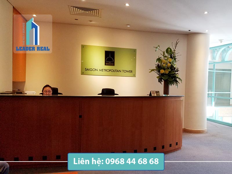 Lễ tân tại văn phòng cho thuê Metropolitan tower quận 1
