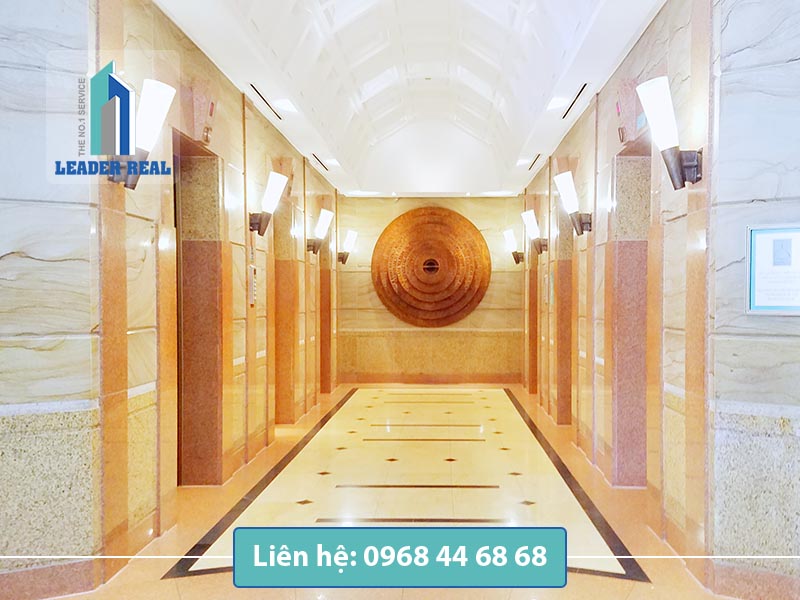 Lối đi hành lang tại văn phòng cho thuê Metropolitan tower quận 1