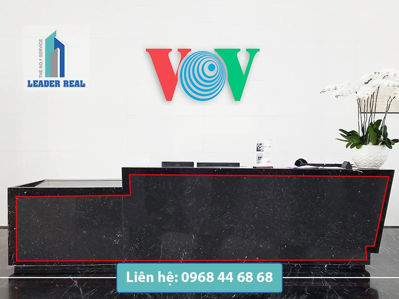 Lễ tân tại văn phòng cho thuê VOV building quận 1