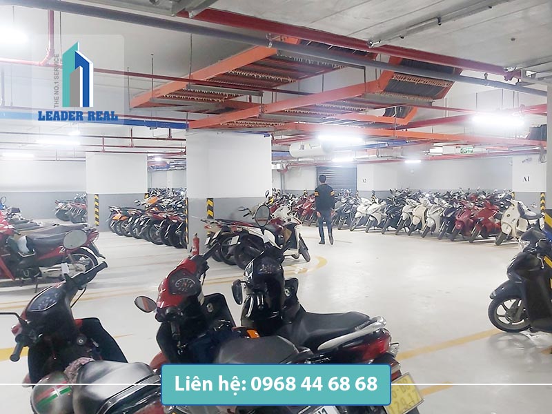 Hầm giữ xe tại văn phòng cho thuê Sonatus tower quận 1