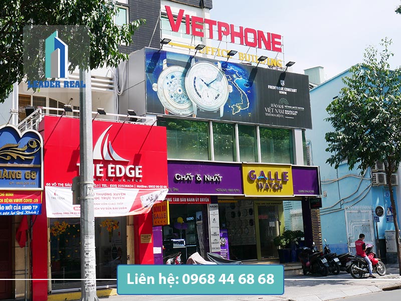 View cạnh văn phòng cho thuê Vietphone 4 building quận 1
