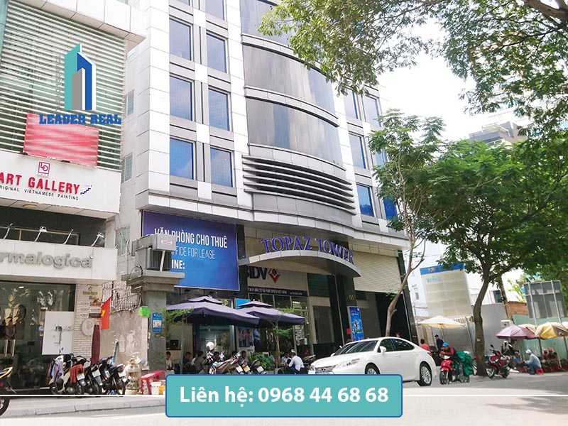Mặt tiền văn phòng cho thuê Topaz tower quận 1
