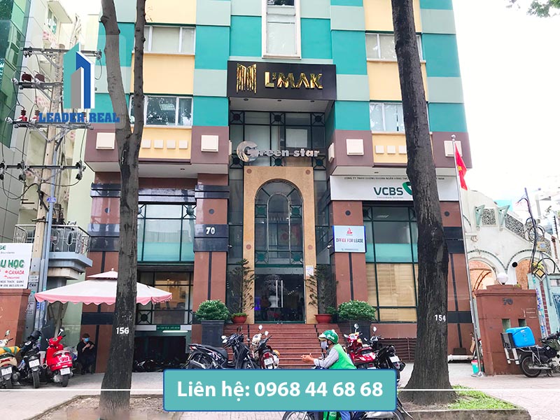 Mặt tiền văn phòng cho thuê Green Star building quận 3