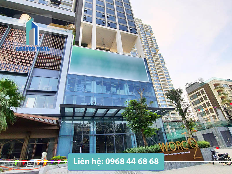 Mặt tiền văn phòng cho thuê Worc@ Tower quận 2